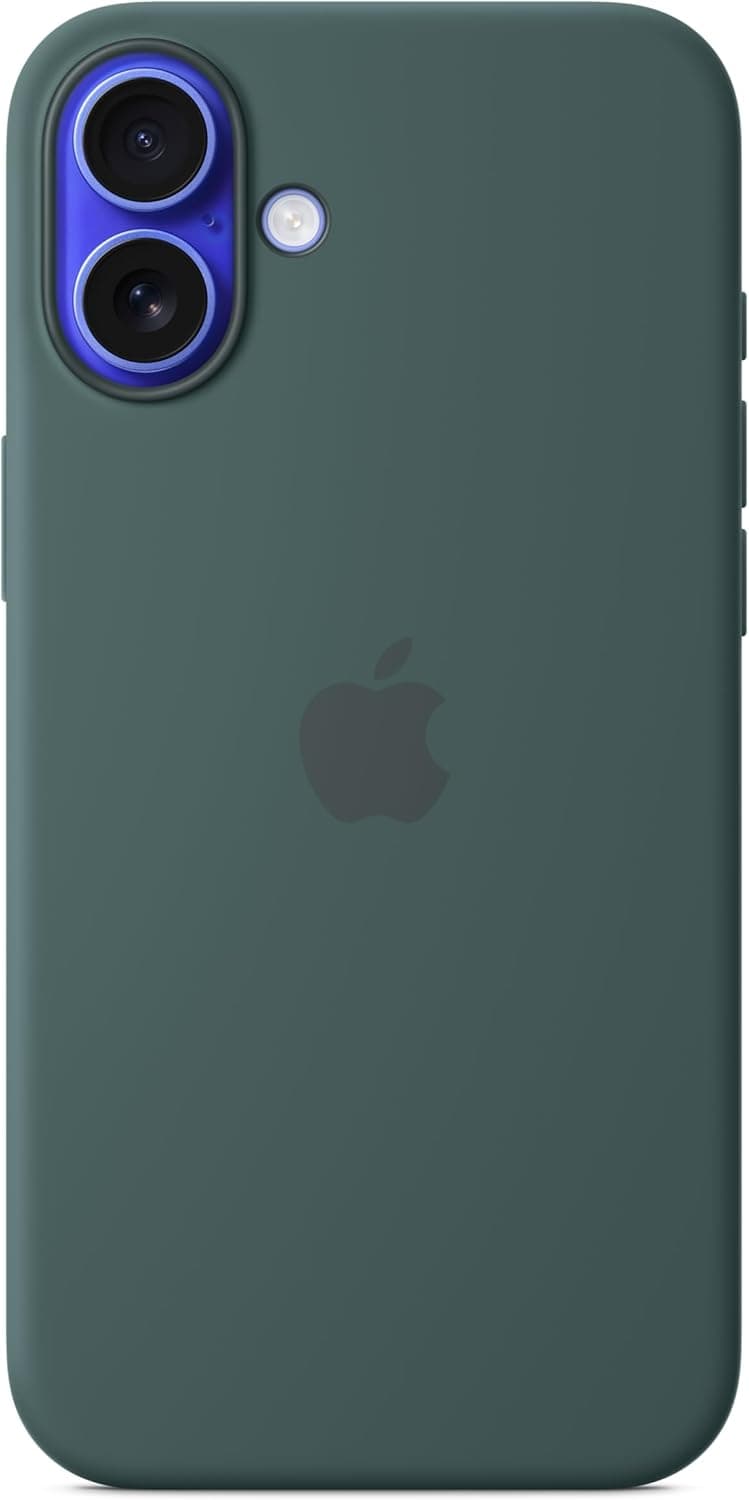 Apple Capa de silicone com MagSafe para iPhone 16 Plus, verde lago