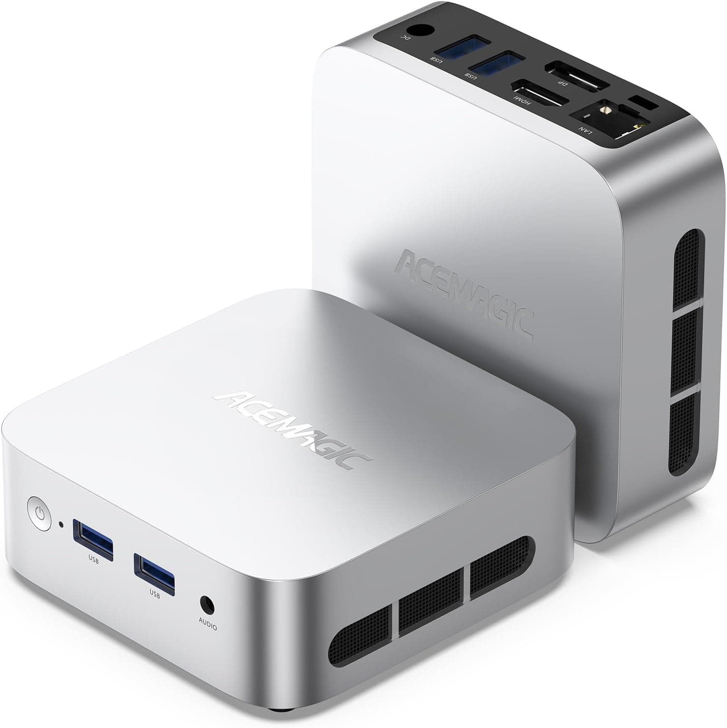 ACEMAGICIAN V1 Mini PC, SJFS Intel Alder Lake-N150 (até 3,6 GHz), 16 GB DDR4 512 GB M.2 SSD mini computador de secretária 4K UHD, Gigabit Ethernet WiFi 5, BT4,2 para escritório/trabalho