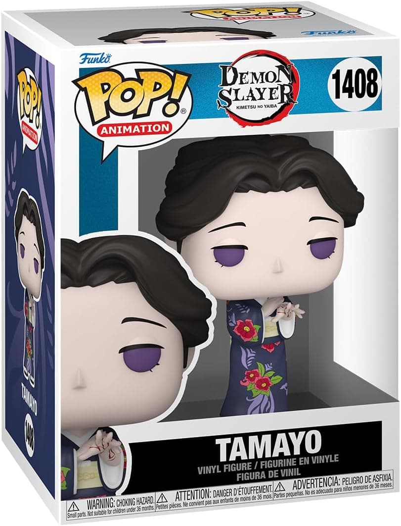 Funko Pop! Animation: Demon Slayer - Tamayo - Guardiões da noite - figura de vinil colecionável - ideia de presente - Mercadoria Oficial - Brinquedos para crianças e adultos - Fãs de Anime