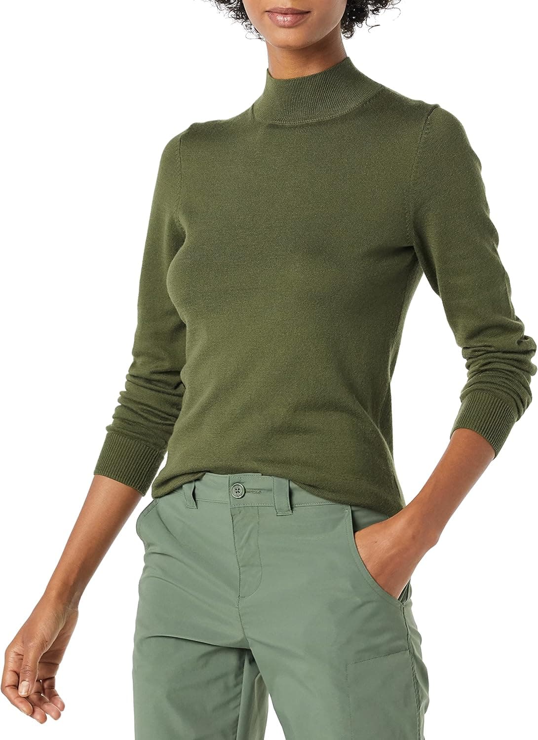 Amazon Essentials Camisola leve com decote em V para mulher