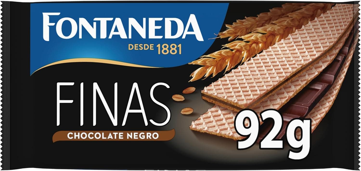 Fontaneda, Barquinhos cheios de chocolate preto, pack de 92 g