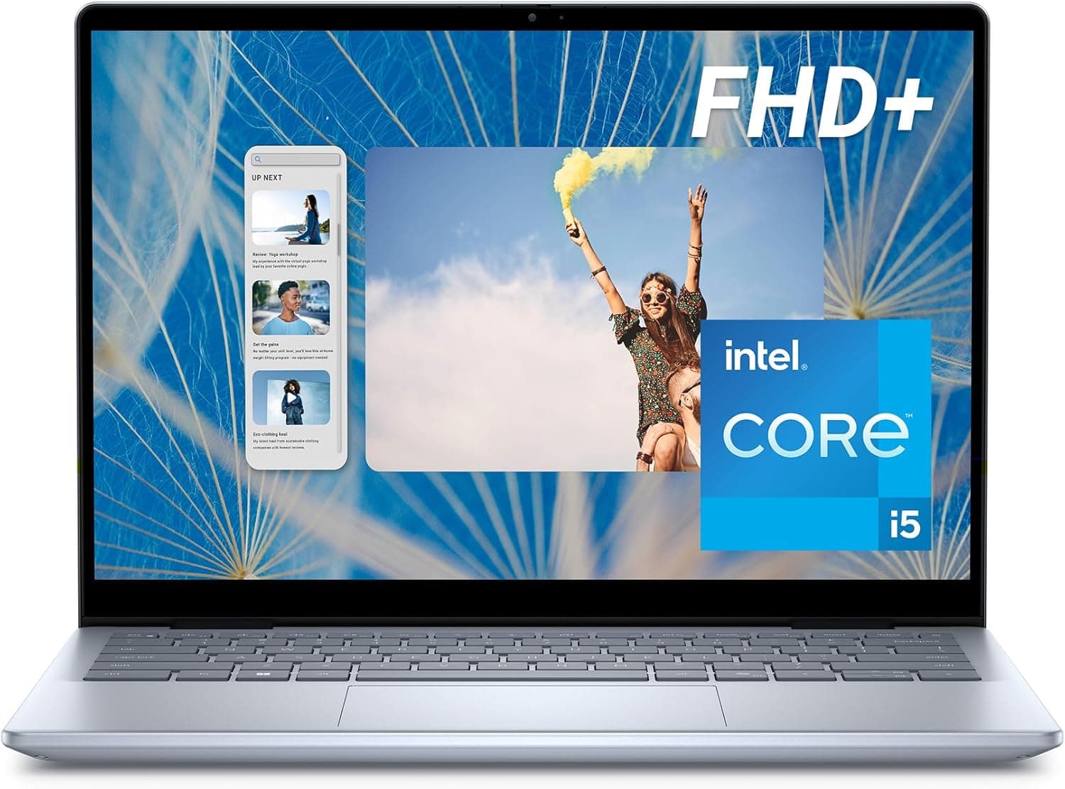 Dell Inspiron 14 7440 Computador portátil tátil conversível de 14", FHD+, Intel Core i5-1334U, Intel Iris Xe Graphics, 16 GB RAM, 512 GB SSD, Windows 11, teclado com retroiluminação QWERTY espanhol