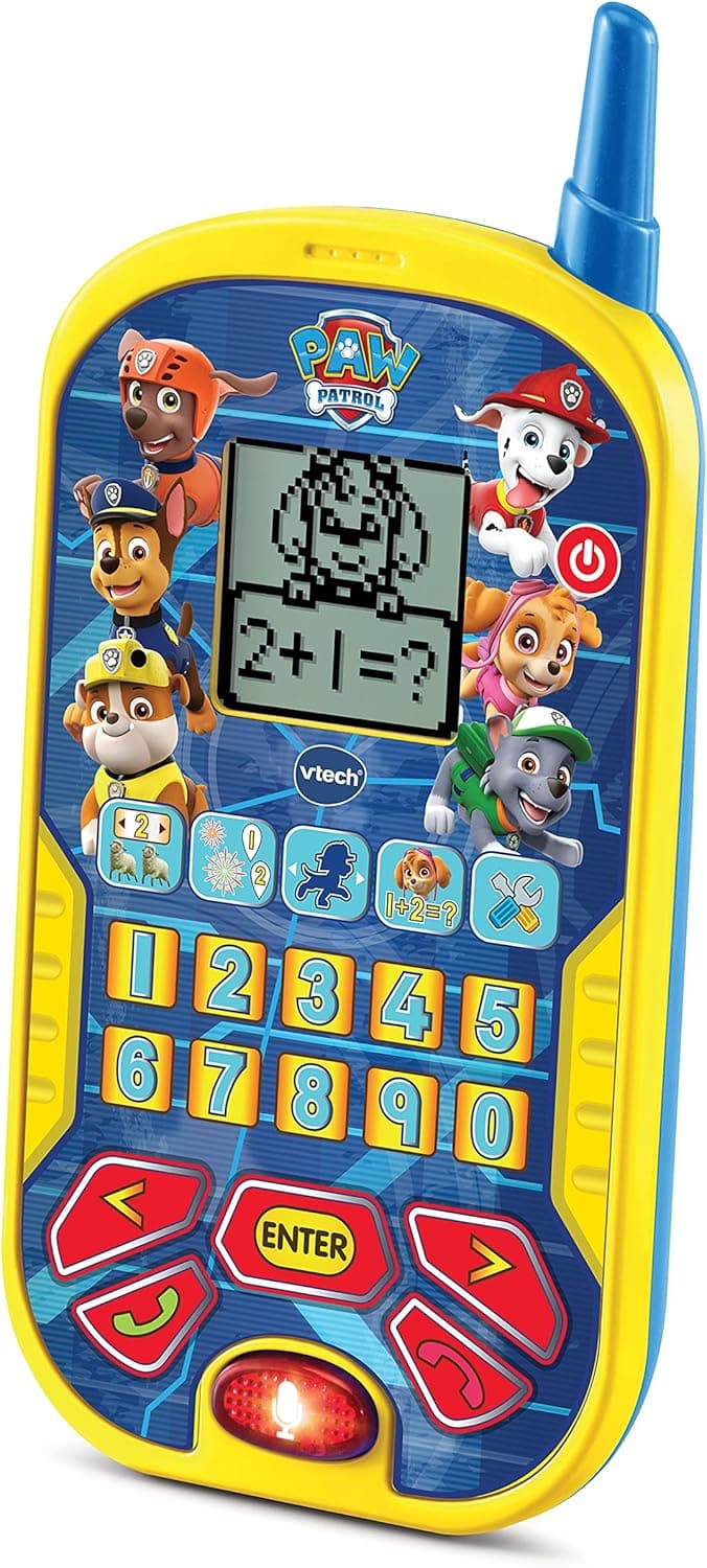 VTech - Telefone educativo da patrulha canina, smartphone interativo educativo para crianças + 3 anos, versão ESP