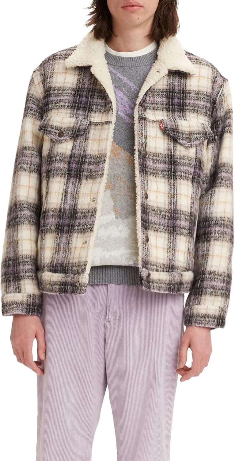 Levi's Vintage Fit Sherpa Trucker casaco sherpa para homem