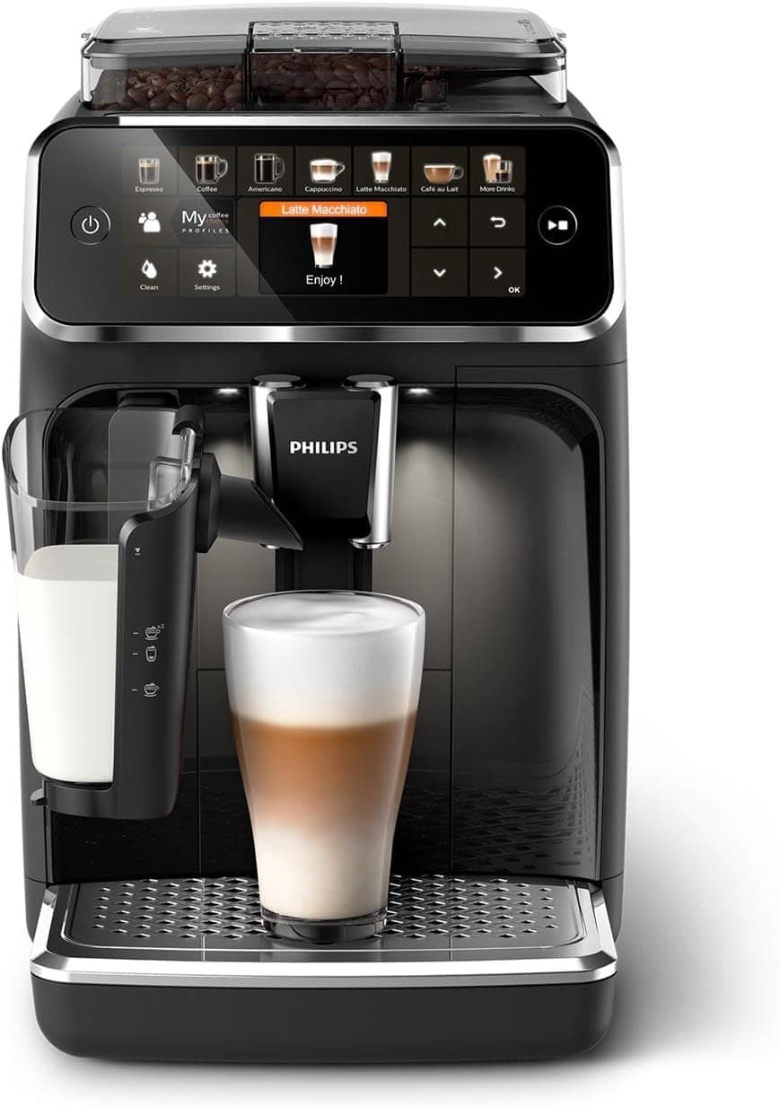 Philips EP5441/50 | Máquina de café automática com sistema LatteGo, 12 variedades de café e 4 perfis de utilizador