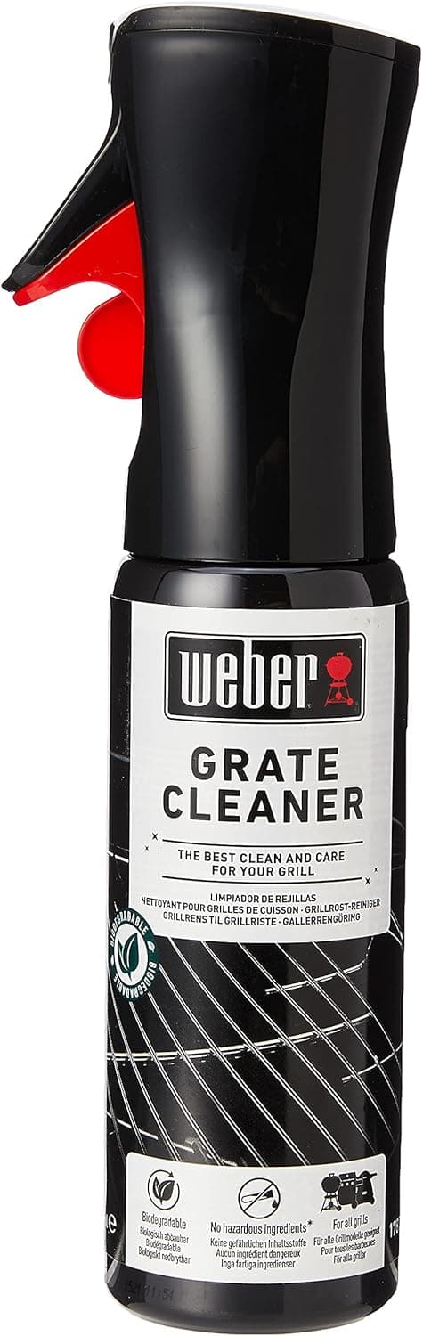 Weber Limpiador de Parrillas | Spray biodegradável de 300 ml para limpeza profunda e remoção de gordura em grelhadores