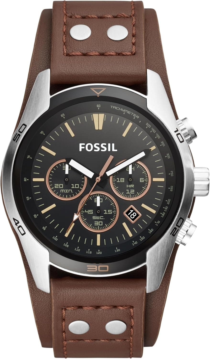 Fossil Relógio para homem Coachman, movimento cronógrafo de quartzo