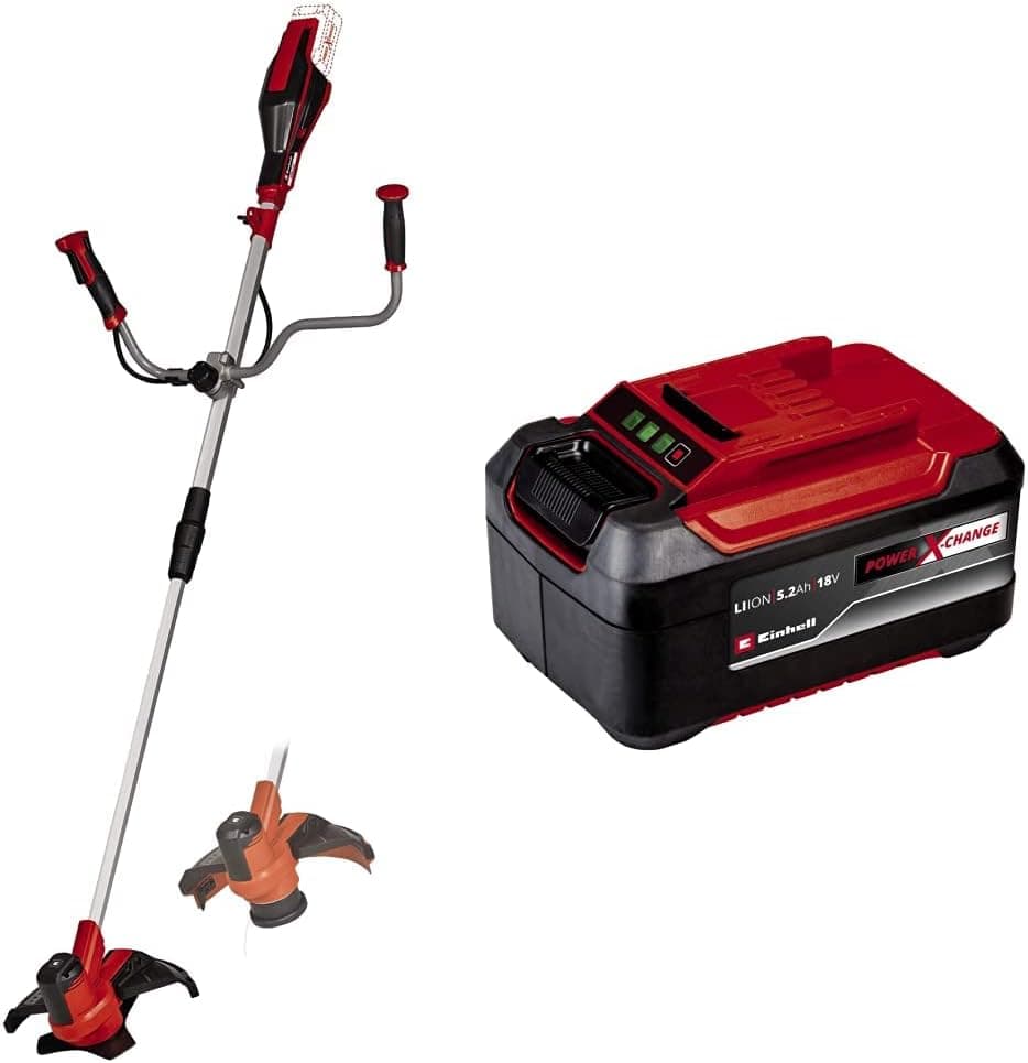 Einhell Agulho 18/200 Power X-Change bateria 18 V 5,2 Ah Power X-Change Plus, Li-Ion, 18 V, para todos os dispositivos PXC, indicador de nível de carregamento LED