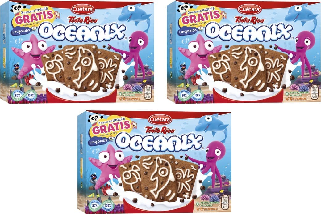 Tosta rica Oceanix 400 g x 3