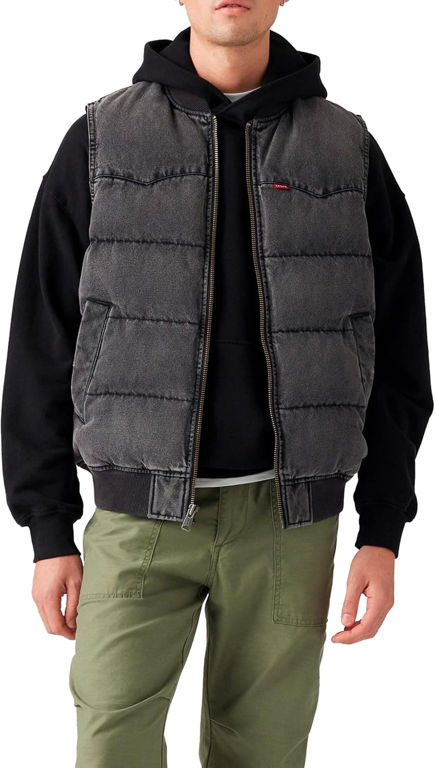 Levi's Western Super Puff colete para homem