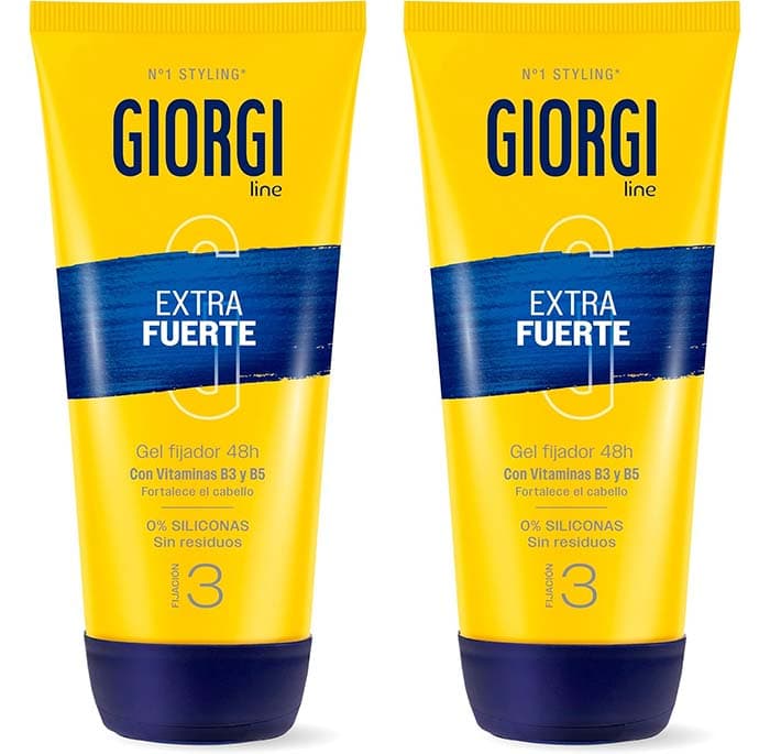 Giorgi Line - Borracha extraforte, 0% silicone, fixação 48h, sem resíduos, fixação 3 - 170 ml x 2