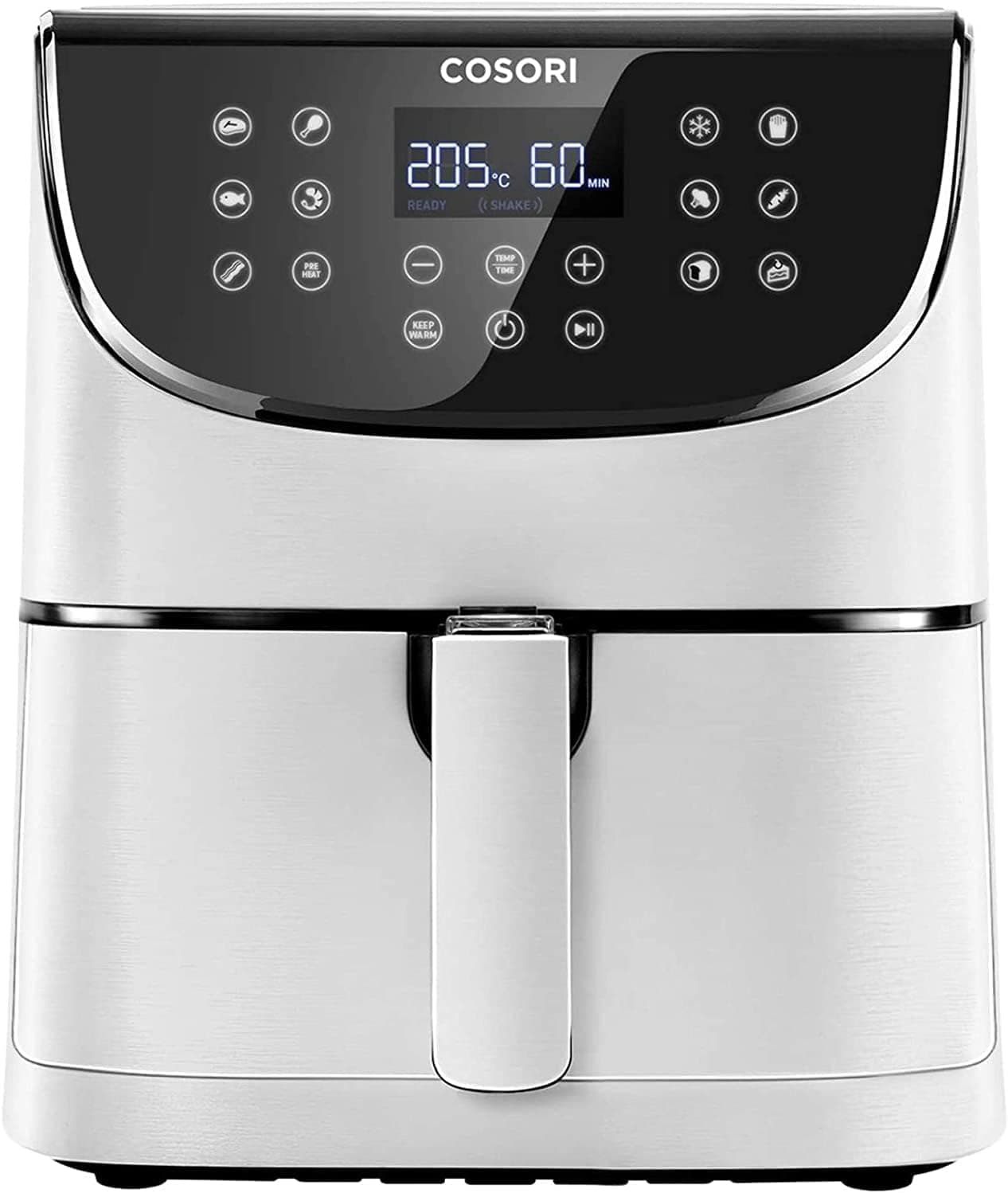 COSORI Fritadeira sem óleo 5,5 l, preto, branco e vermelho