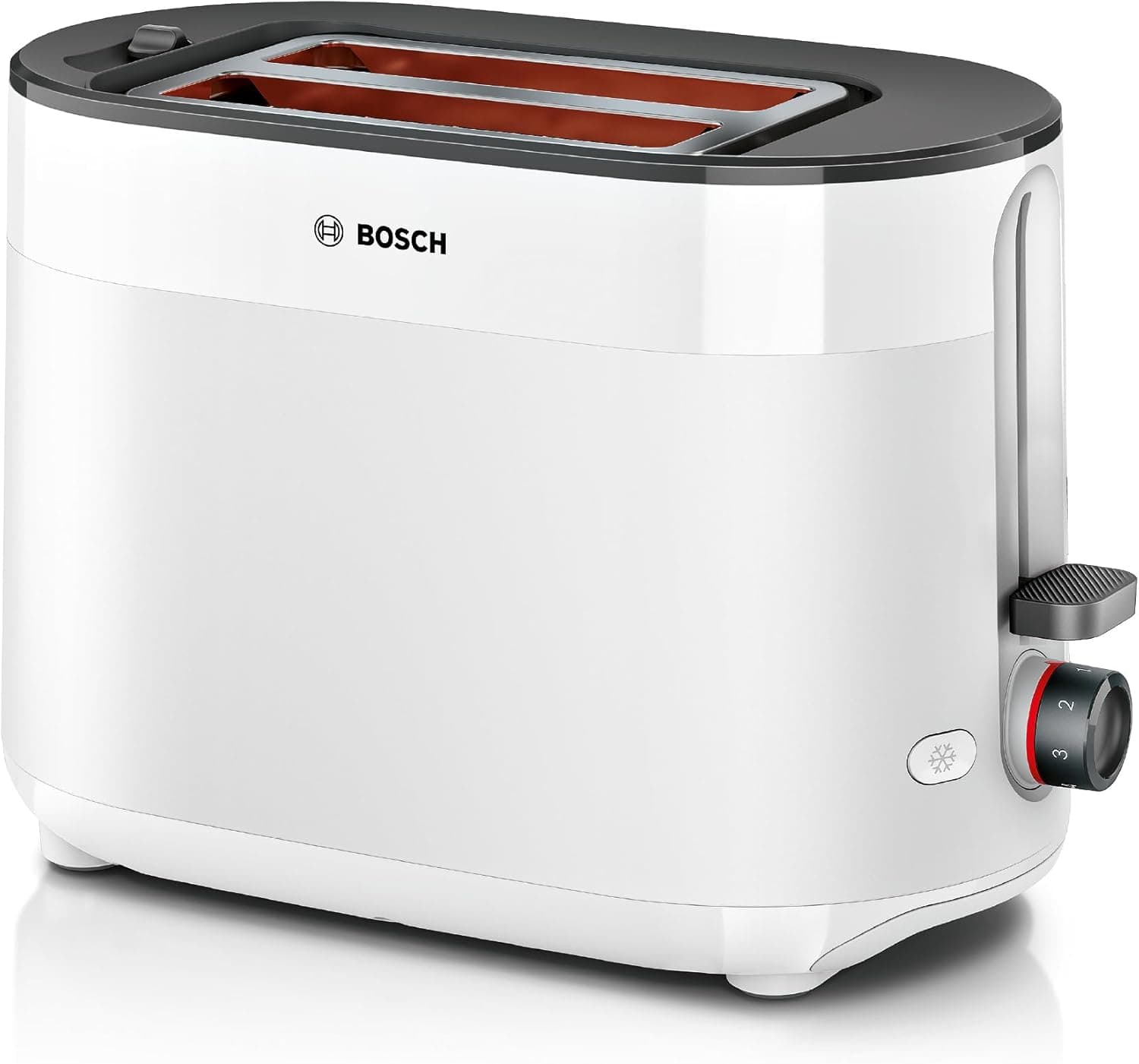 Bosch - Torradeira, MyMoment, 2 ranhuras, aquece, descongela, high-lift, branco, TAT2M12