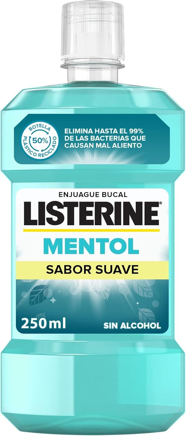 Listerine Mentol Sabor suave, 250 ml