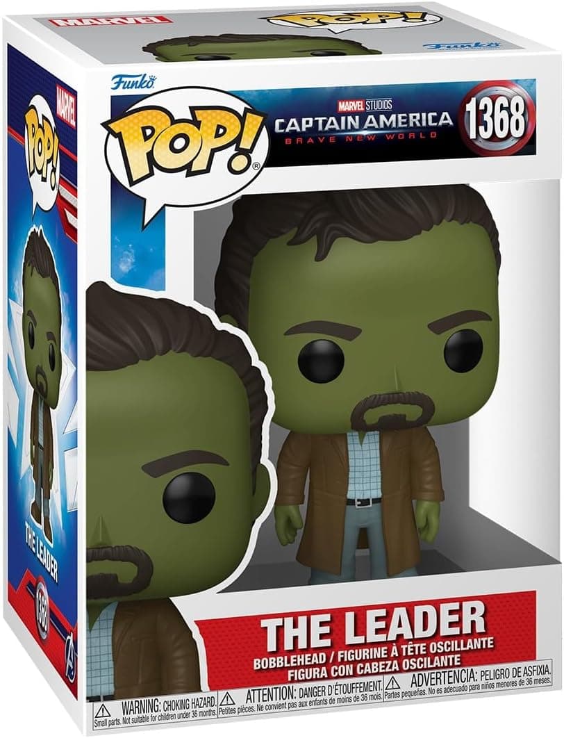 Funko Pop! Marvel Captain America Brave New World The Leader | Figura colecionável em vinil multicolorida para fãs de cinema