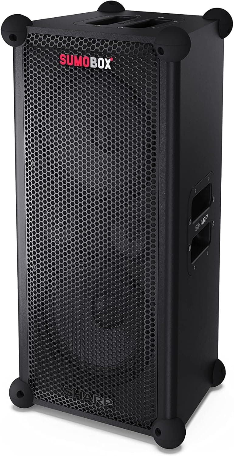 Sharp CP-LS100 | Coluna portátil Bluetooth de alto desempenho com 120W e bateria intercambiável