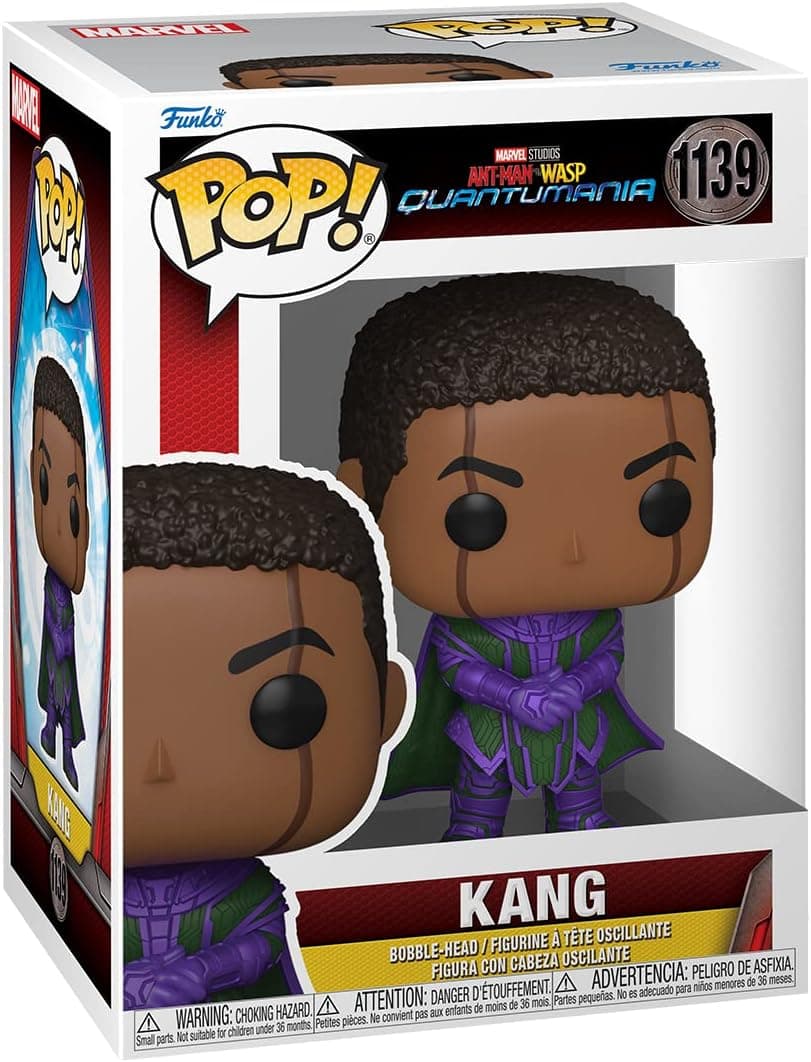 Funko Pop! Vinyl Marvel: Ant-Man Quantumania - Kang - Figura de vinil colecionável - ideia de presente- Mercadoria oficial