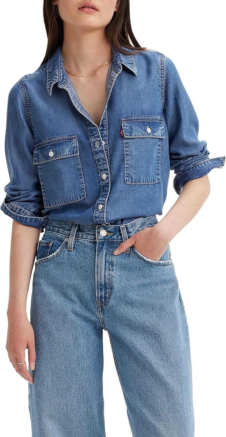 Levi's Doreen Utility Woven Camisa para mulher