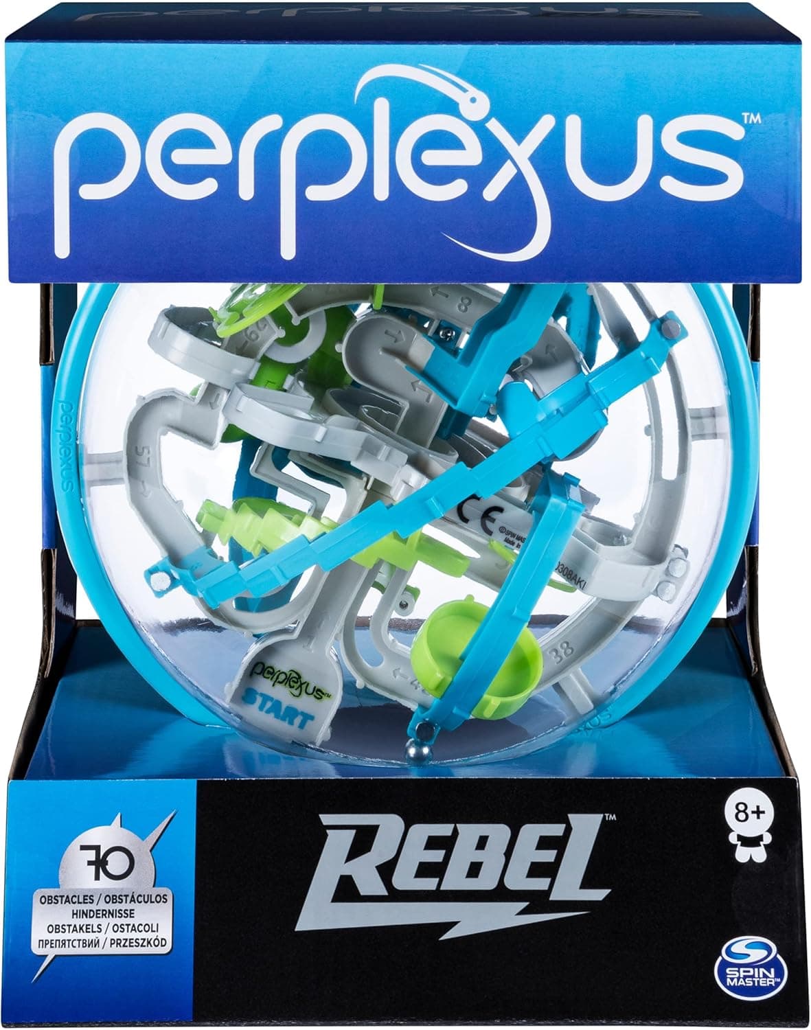 PERPLEXUS - Quebra-cabeças PERPLEXUS Rebel: Bola labirinto 3D com 70 obstáculos - 6053147 - brinquedos crianças 8 anos +