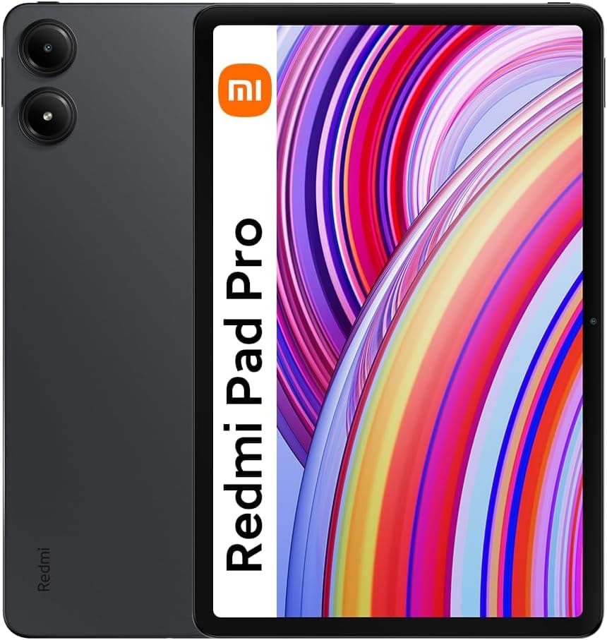 Xiaomi Redmi Pad Pro 8 256 GB Mi tablet ecrã 12,1 polegadas bateria 10000 mAh câmara traseira 8 MP tempo de espera até 33,9 dias cor cinzenta