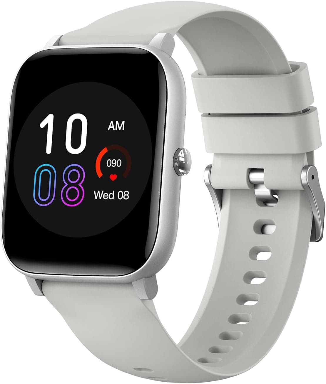 Relógio inteligente unissexo de 1,85", com chamadas Bluetooth, notificações, frequência cardíaca/monitor de sono, podómetro