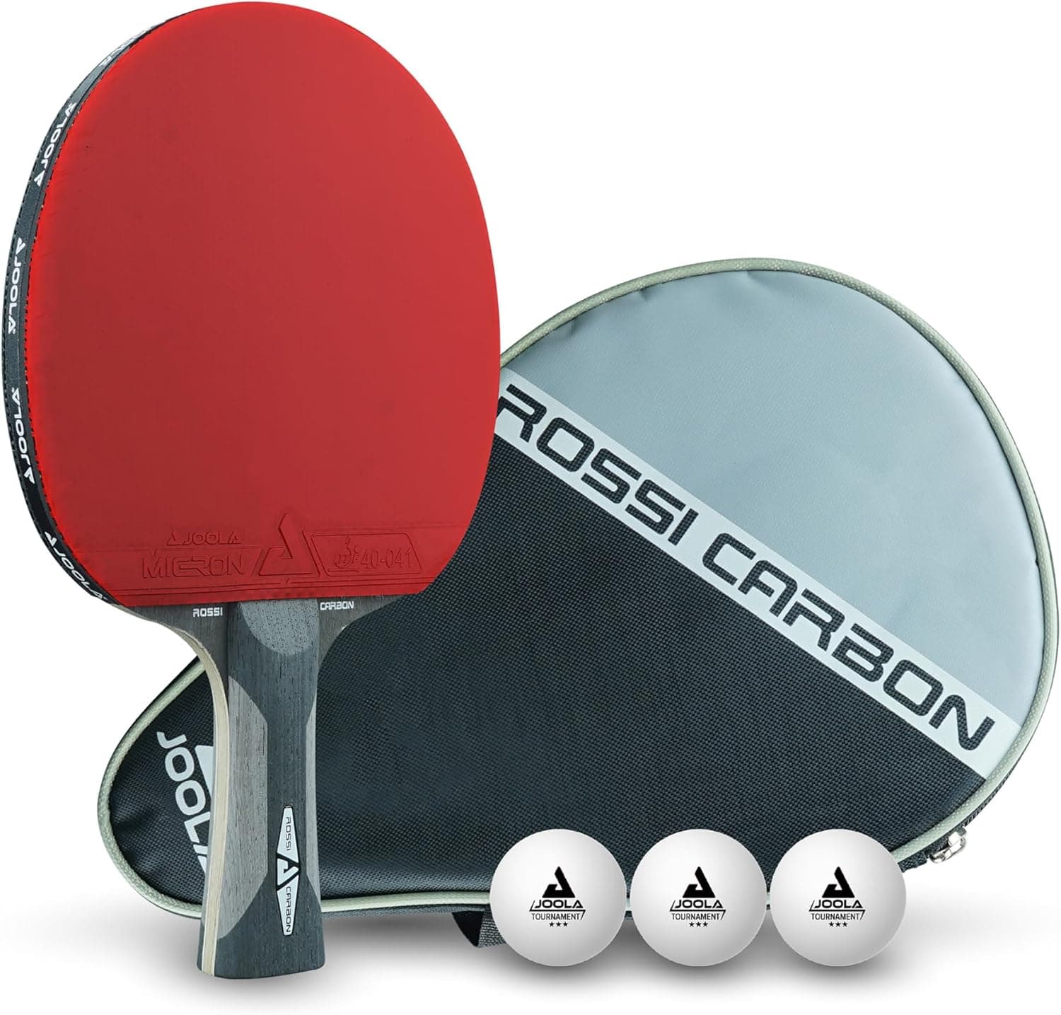 Palas profissionais de ténis de mesa JOOLA aprovadas pela ITTF - Infinity Carbon, mega carbon e Rossi para jogadores avançados e competições
