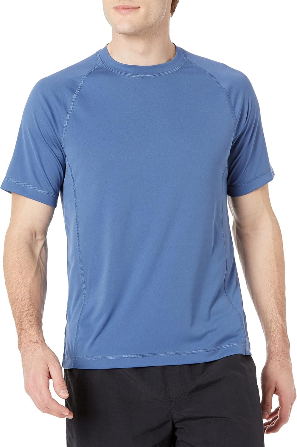 Amazon Essentials T-shirt de natação de corte ajustado, manga curta, secagem rápida, FPS 50 homem