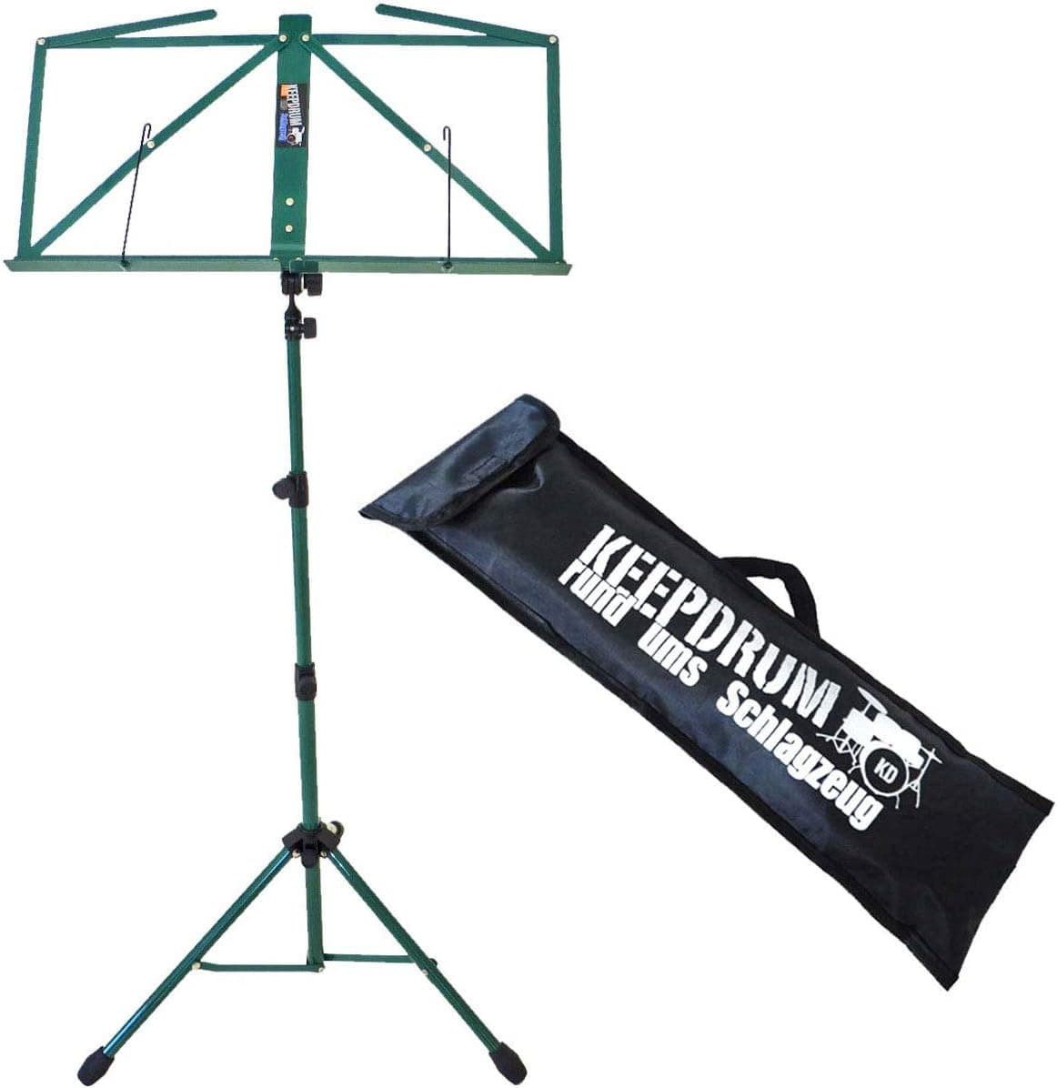 Keepdrum Sheet Music Stand | Suporte para partituras ajustável em verde