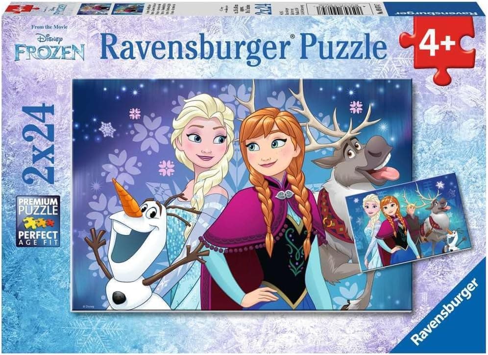 Ravensburger - Quebra-cabeças de 2 x 24 peças (19,1 x 27,6 cm)