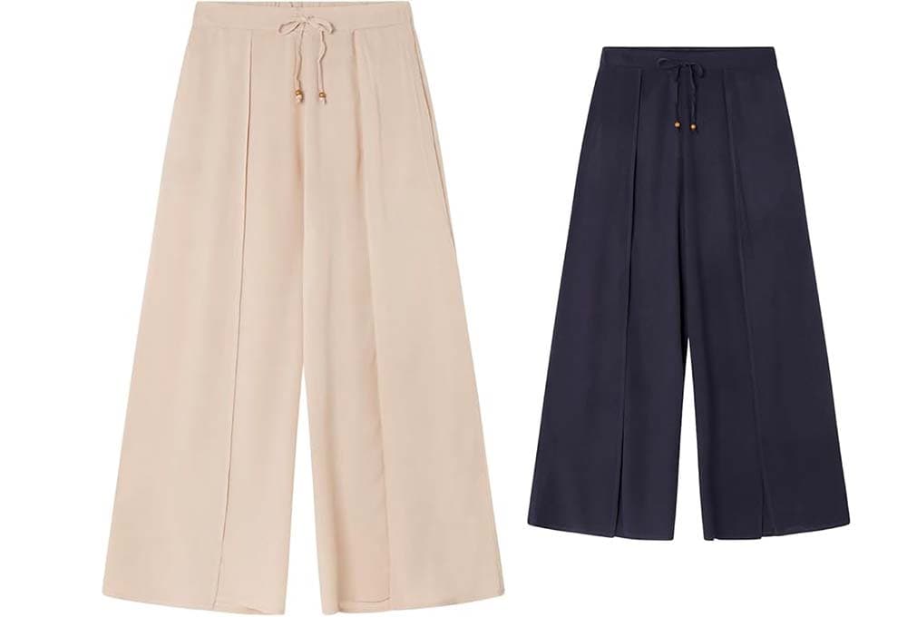 SPRINGFIELD Frq.Pantalon Openings | Calças de viscose para mulher