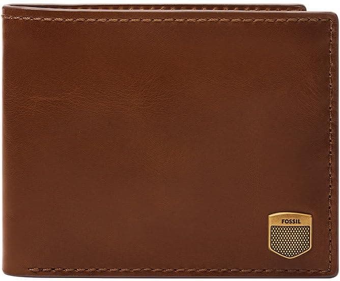 Fossil Hayes Carteira de pele para homem