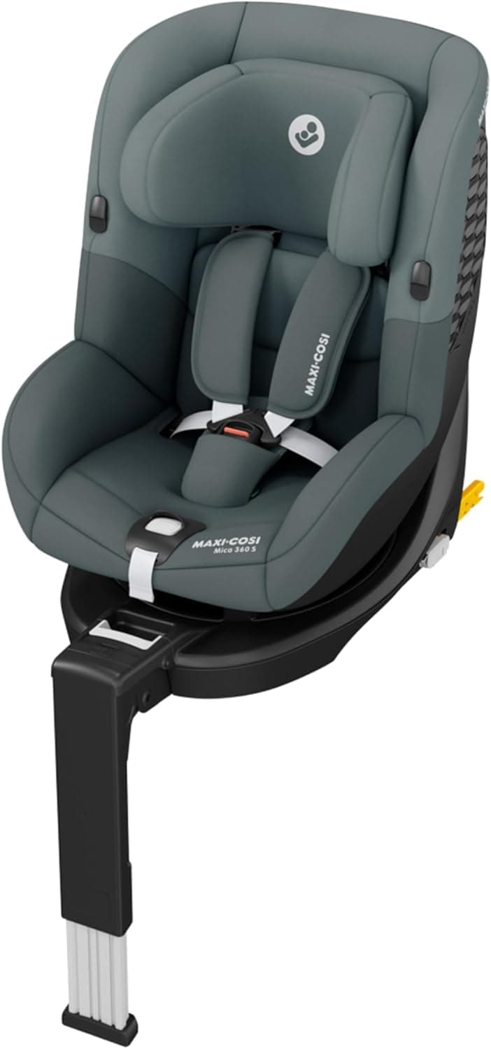 Maxi-Cosi Mica 360 S, Cadeira de carro 360 rotativa, ISOFIX, 3 M-4 A(61-105 cm), cadeira de carro bebé i-Size, rotação FlexiSpin, 5 posições, reclinação, proteção G-CELL, arnês fácil de colocar, Tonal