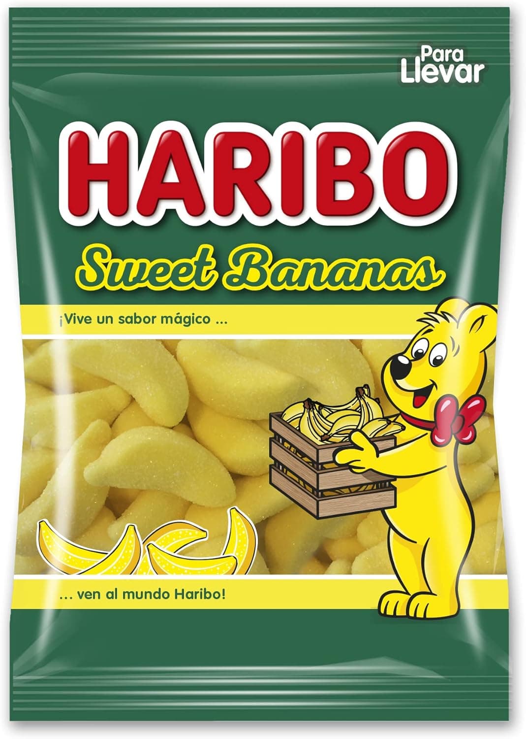 Haribo Sweet Bananas | Gomas de banana, 90 g