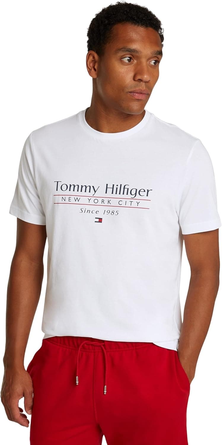 Tommy Hilfiger T-hsirt branca para homem