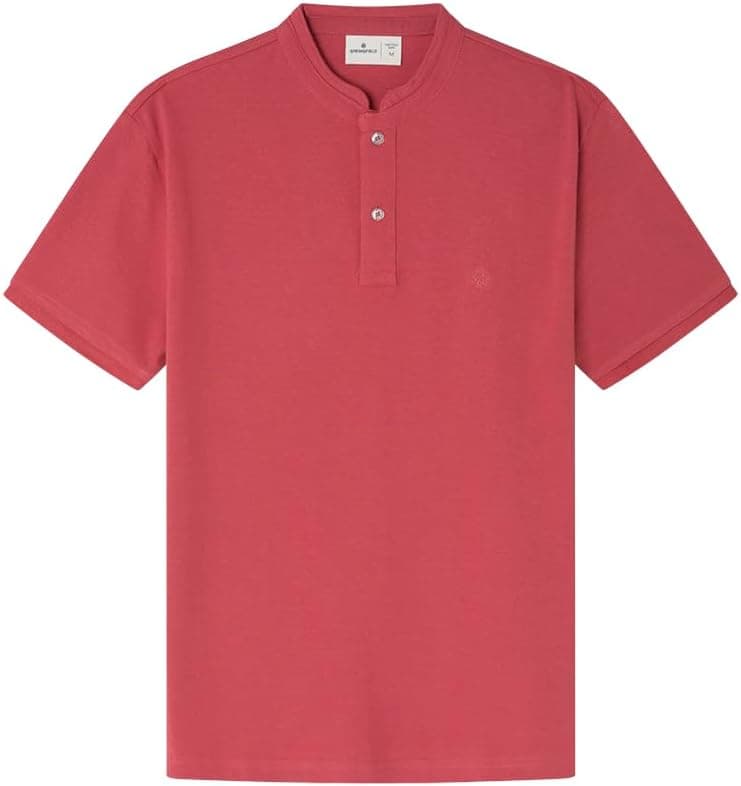 SPRINGFIELD Polo Reconsider Slub com gola Mao camisa homem