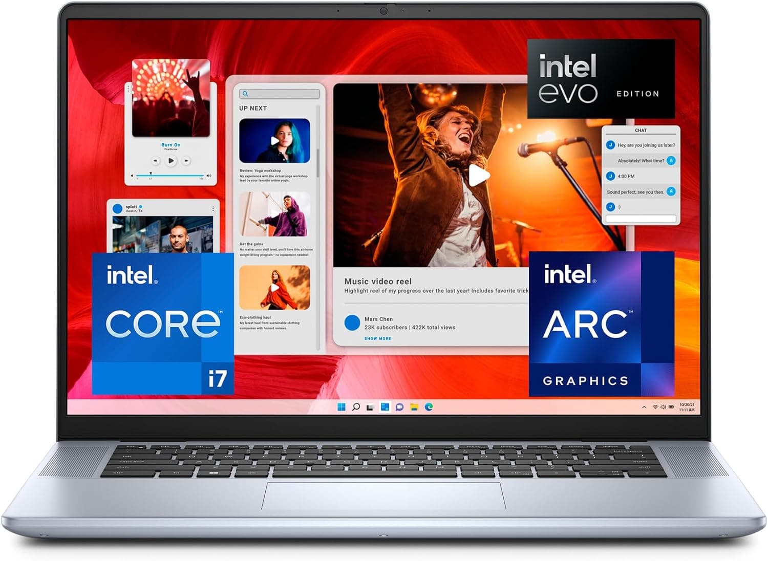 Dell Inspiron 7640 Laptop 16 2.5K Display, Intel Core i7-13620H, 16 GB LPDDR5X RAM, 1 TB SSD, Intel ARC Graphics, Windows 11 Home - Cloud Cover