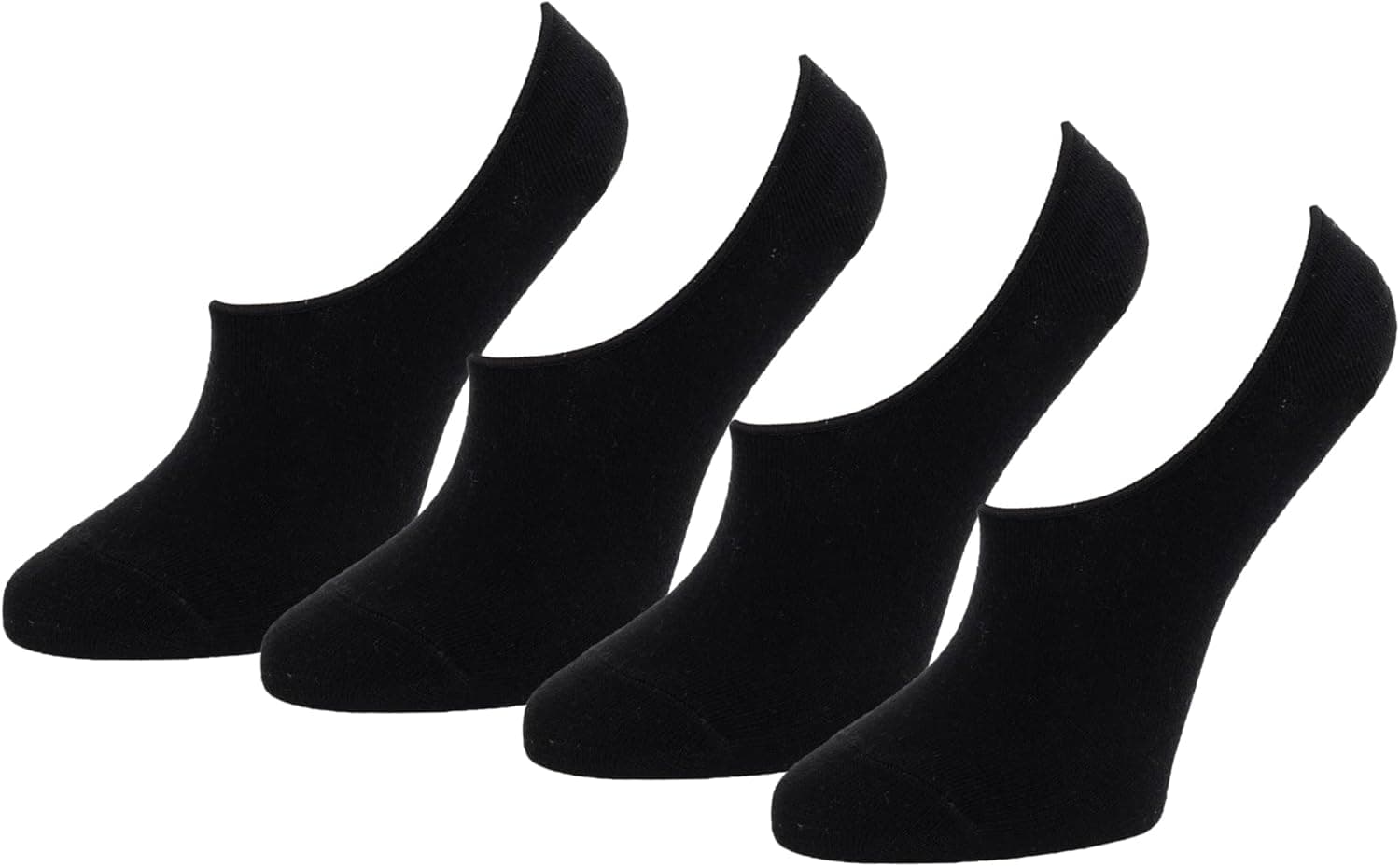 Amazon Essentials CalSJFS invisível para sapatilhas de mulher, 4 pares
