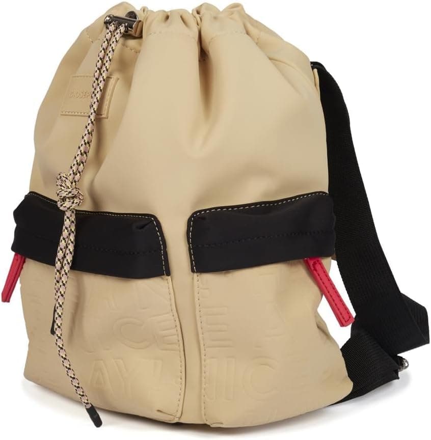 GIOSEPPO Dogana | Mochila de neoprene cor borgonha para mulher