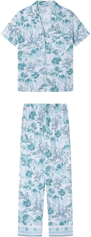 Women'secret Long Pyjama Daily Garden | Pijama comprido para mulher com padrão floral