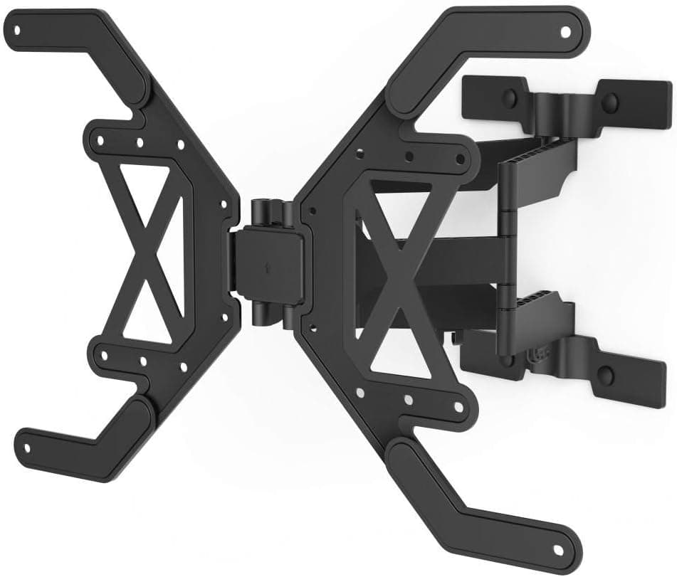 Hama Suporte de parede para televisores de 37" a 90" (giratório, inclinável, para televisores de até 40 kg, VESA 600 x 400), cor preta