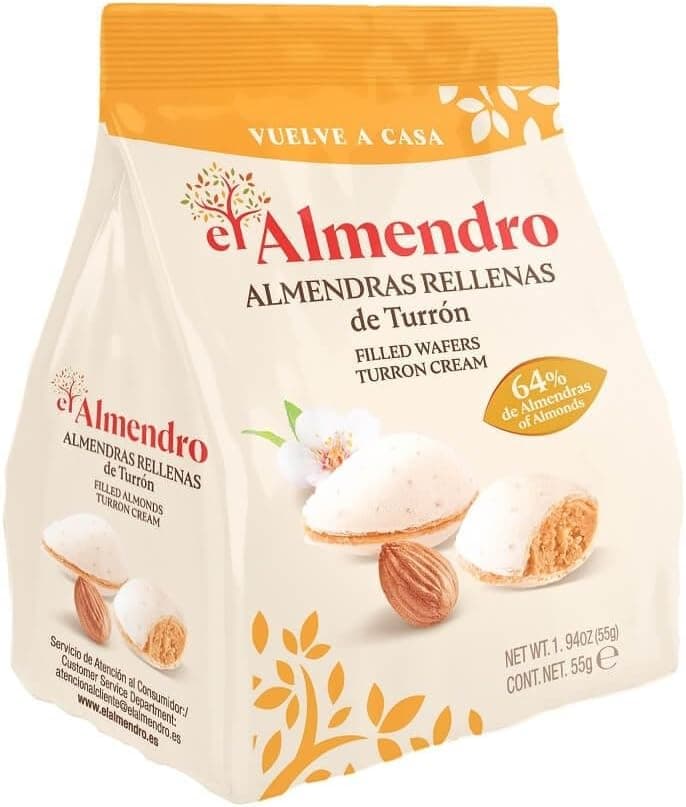 Amêndoas recheadas de torrão, 55 g