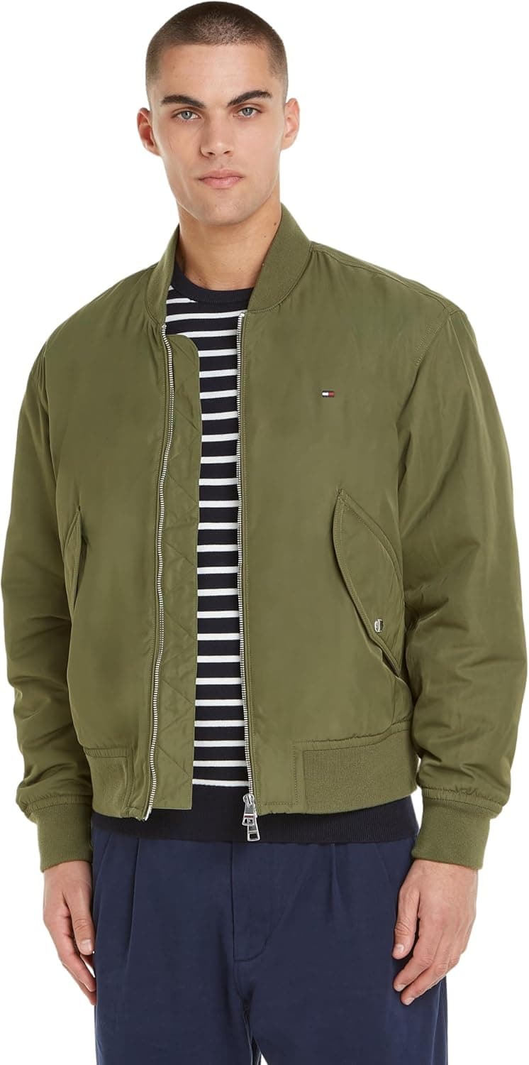 Tommy Hilfiger Casaco Bomber homem Authentic Bomber com fecho de correr