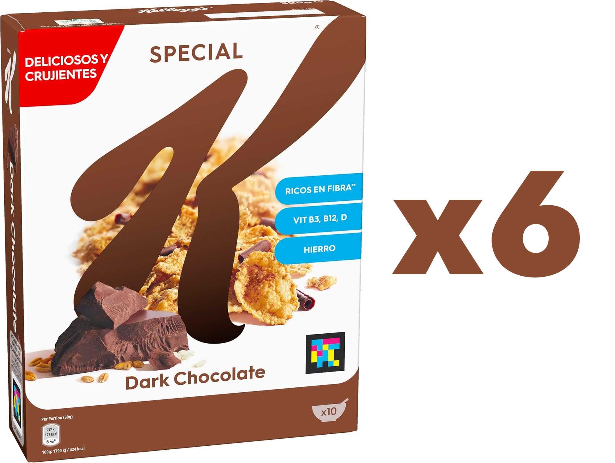 Kellogg's Special K chocolate preto 325 g (embalagem de 6)
