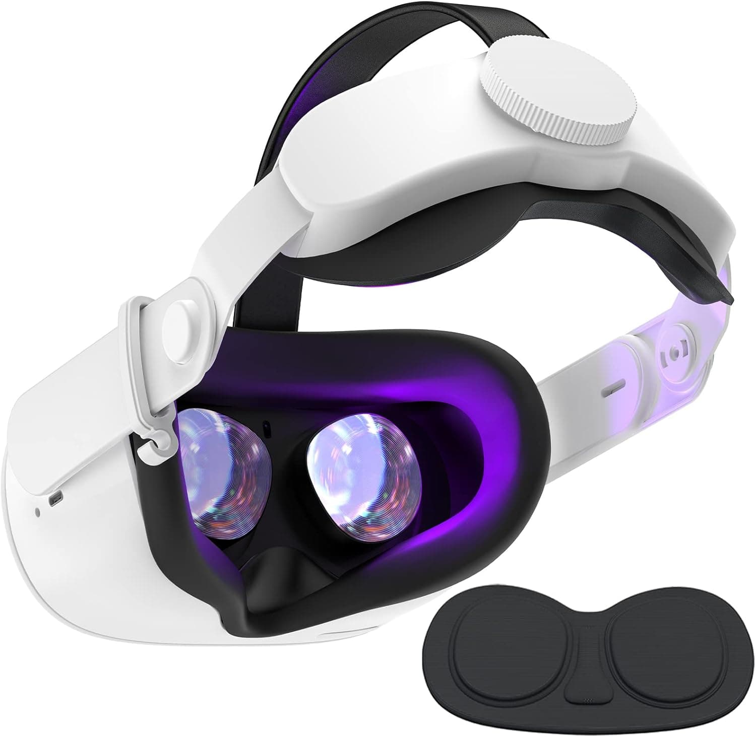 SUPERUS Correia Elite e cobertura de lente compatível com acessórios Oculus/Meta Quest 2