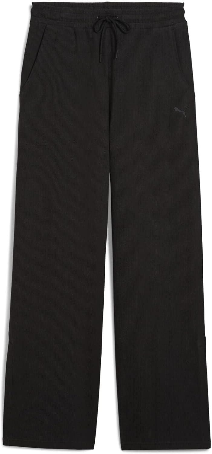 PUMA Her Comfort High-Waist Straight Pants - calças de malha para mulher