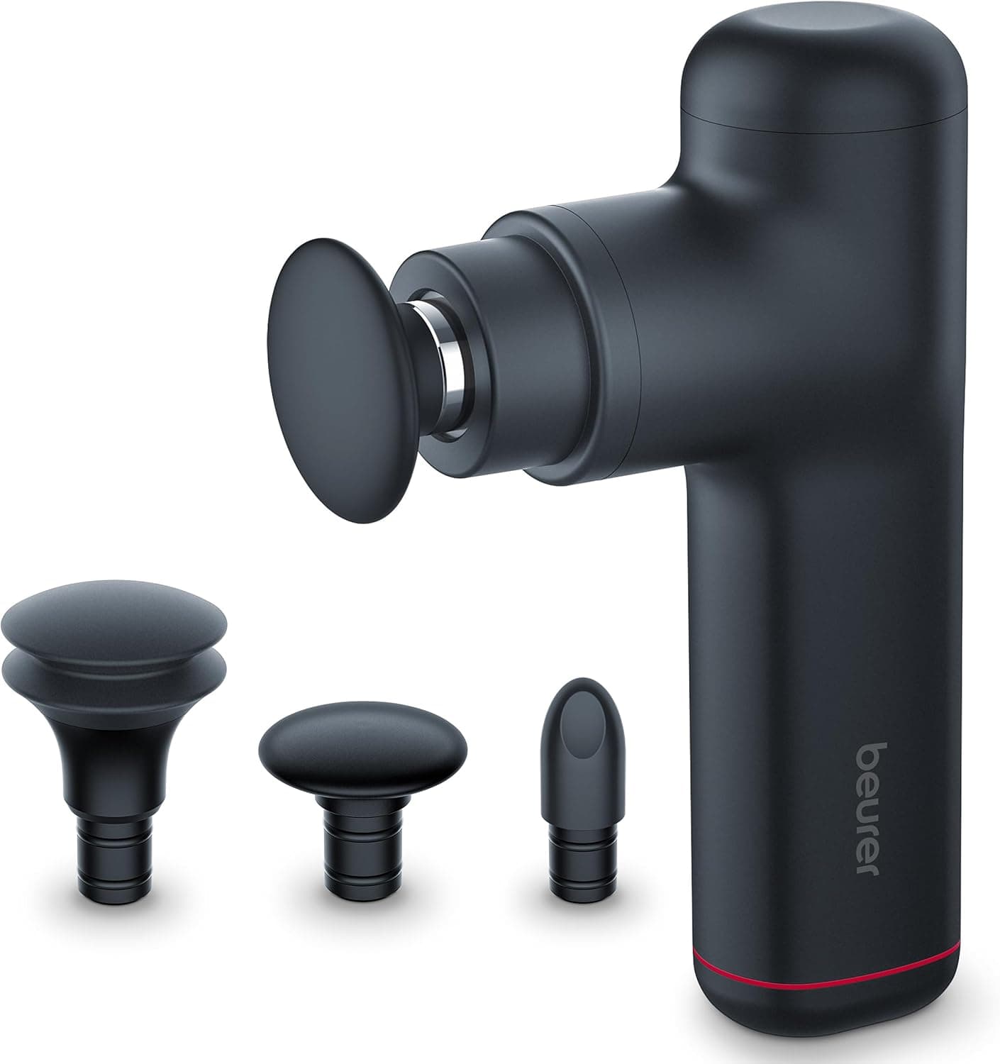Beurer MG 79 | Pistola de massagem compacta com 3 cabeças e 3 níveis de intensidade para zonas sensíveis