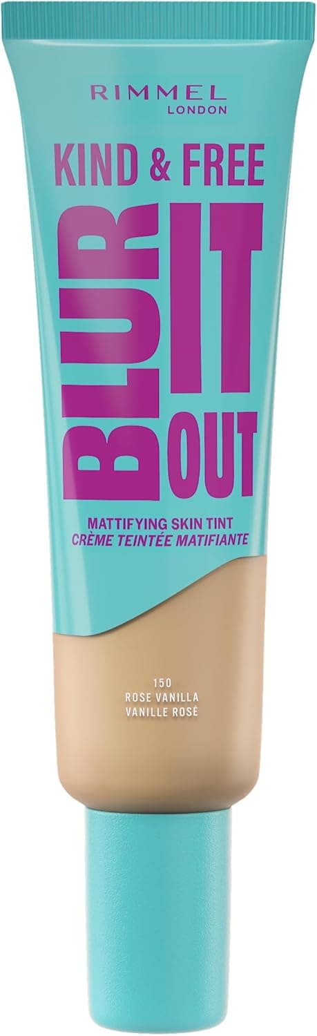 Rimmel Kind & Free Blur it out base de maquilhagem líquida rosa baunilha 150 30 ml