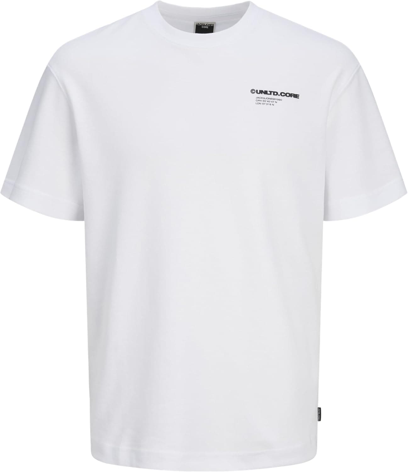 JACK & JONES Jcoaero tee SS Crew Neck t-shirt para homem