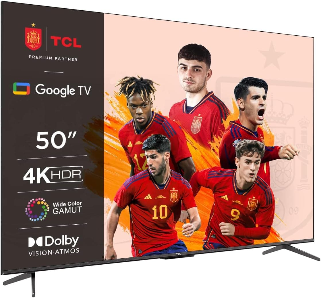TCL 50P739 Smart TV 50" com 4K HDR, Ultra HD, Google TV, Motion Clarity, Game Master, Dolby Vision e Atmos, Google Assistant