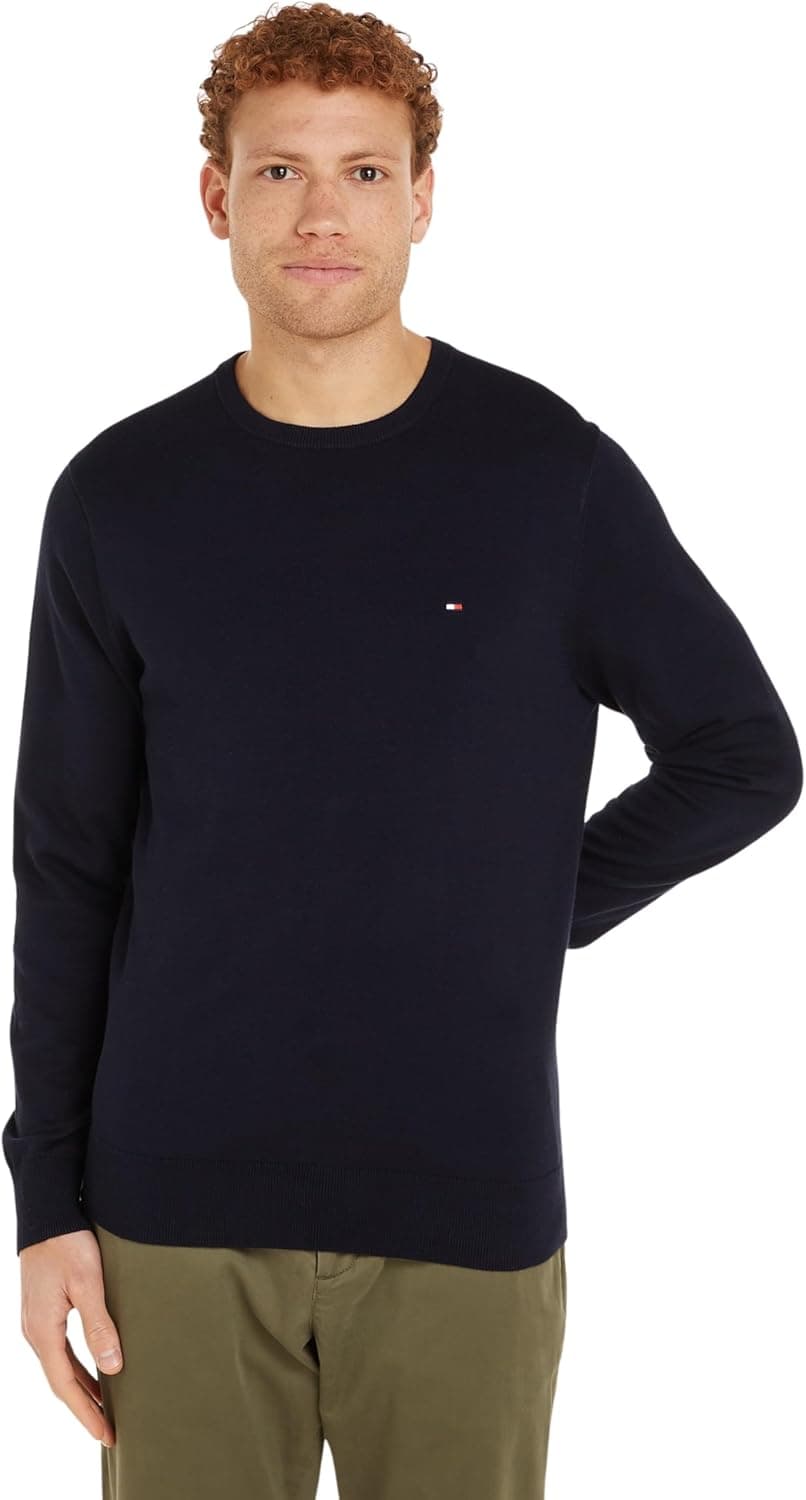 Tommy Hilfiger Suéter de gola redonda para homens 